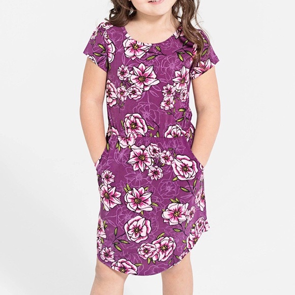 FINAL Price LuLaRoe Mae Kids Dress with Pockets - Picture 6 of 8